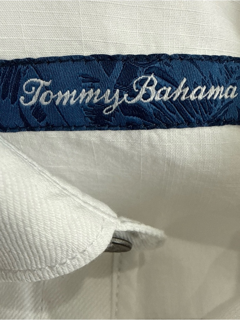 Tommy Bahama Men’s Indigo Palms Longsleeve Button Up White Size XS NEW - Picture 5 of 11